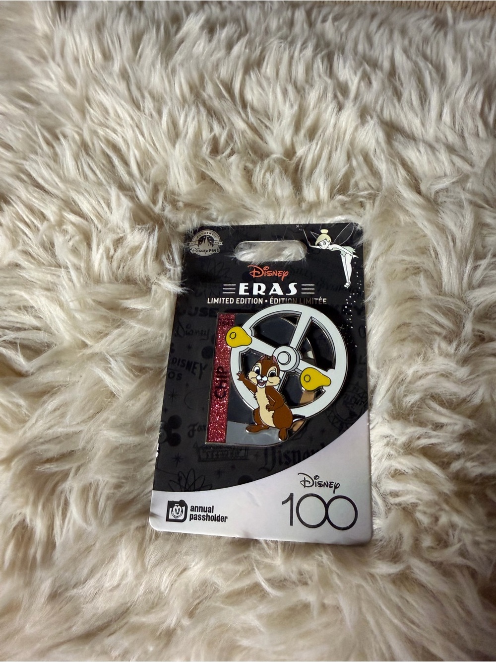 Disney Parks 100th Anniversary Eras Chip Annual Passholder pin